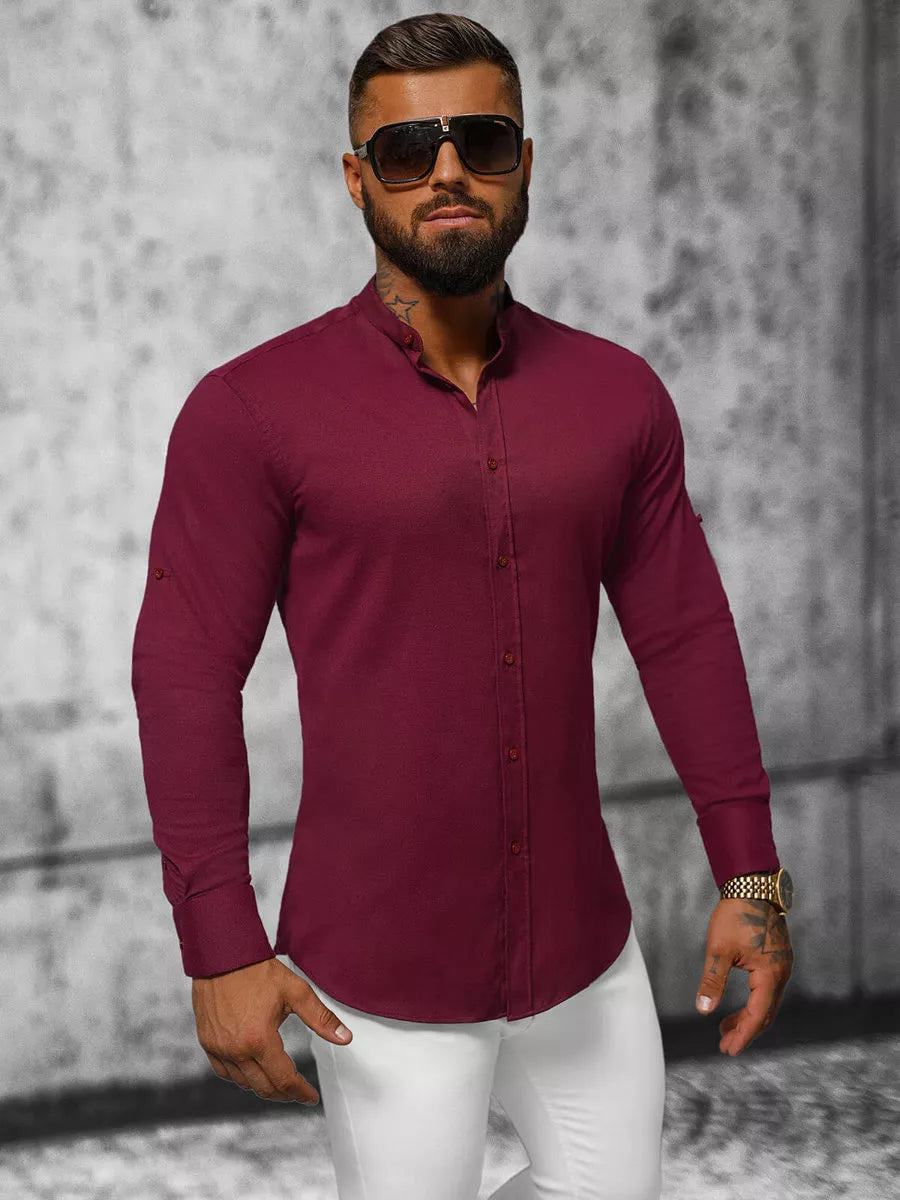 Burgundy elegant shirt Oner