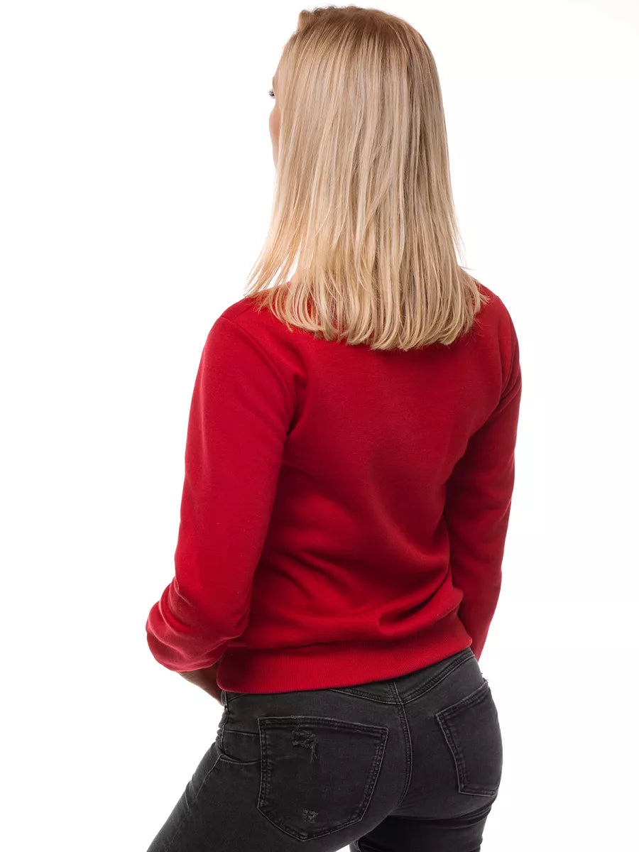 Women's burgundy sweater Kober