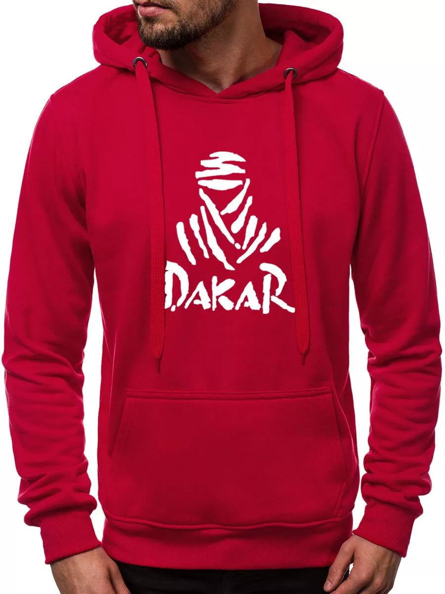 Men's burgundy hoodie Dakar