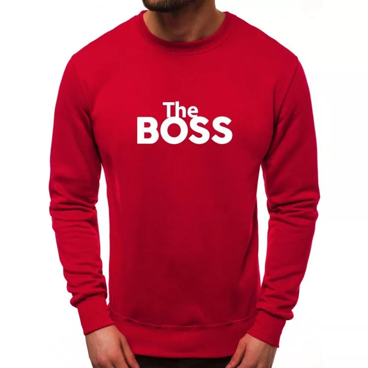 Burgundy sweater The boss