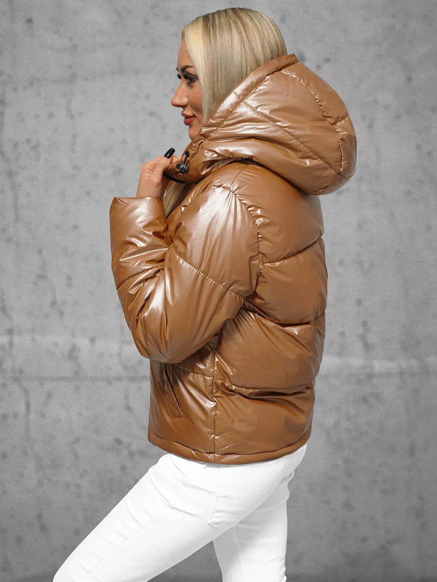 Brown women's jacket Pill
