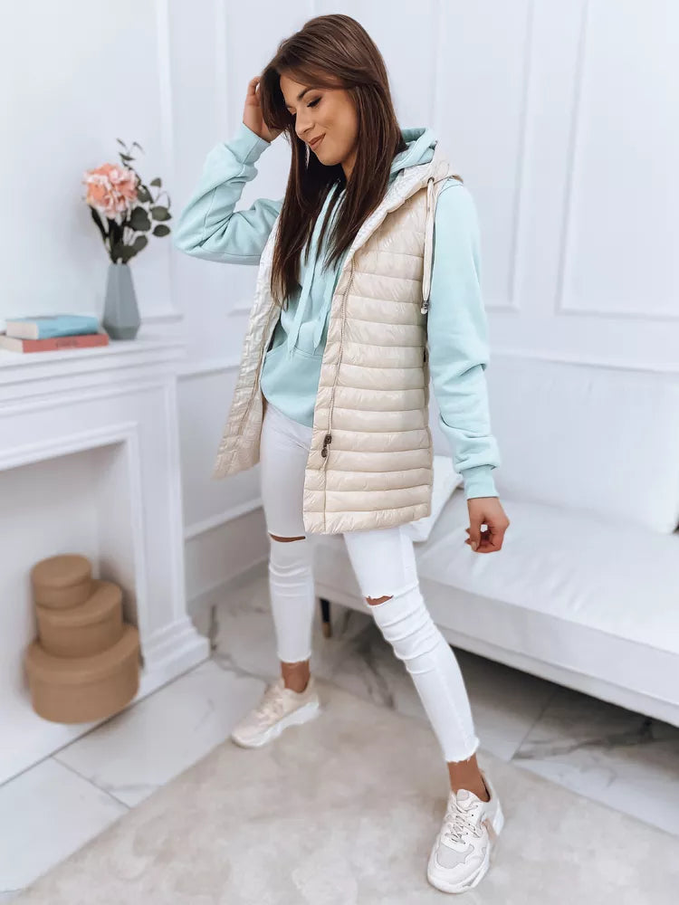 Brown vest for women Lula