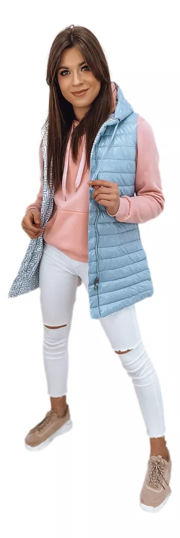 Blue vest for women Lula