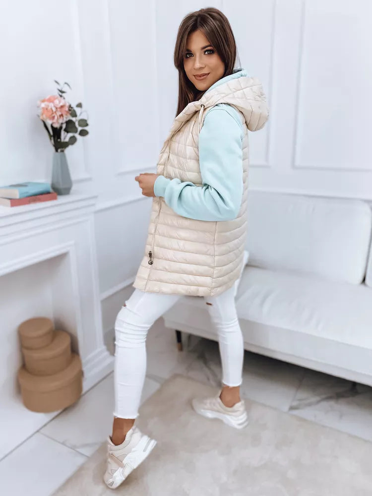 Brown vest for women Lula