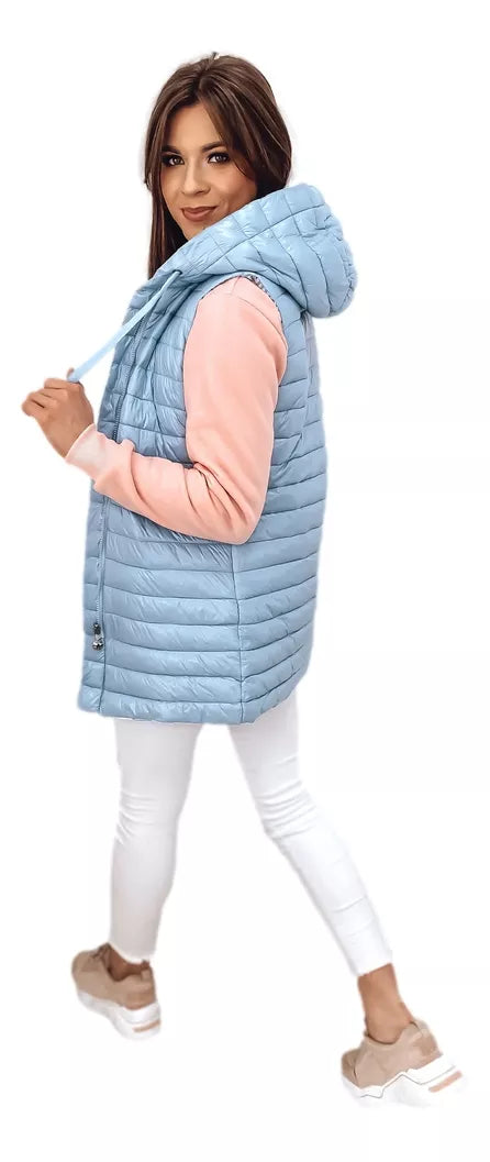 Blue vest for women Lula