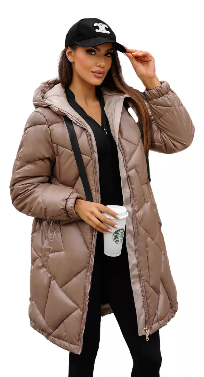 Brown winter jacket Luter