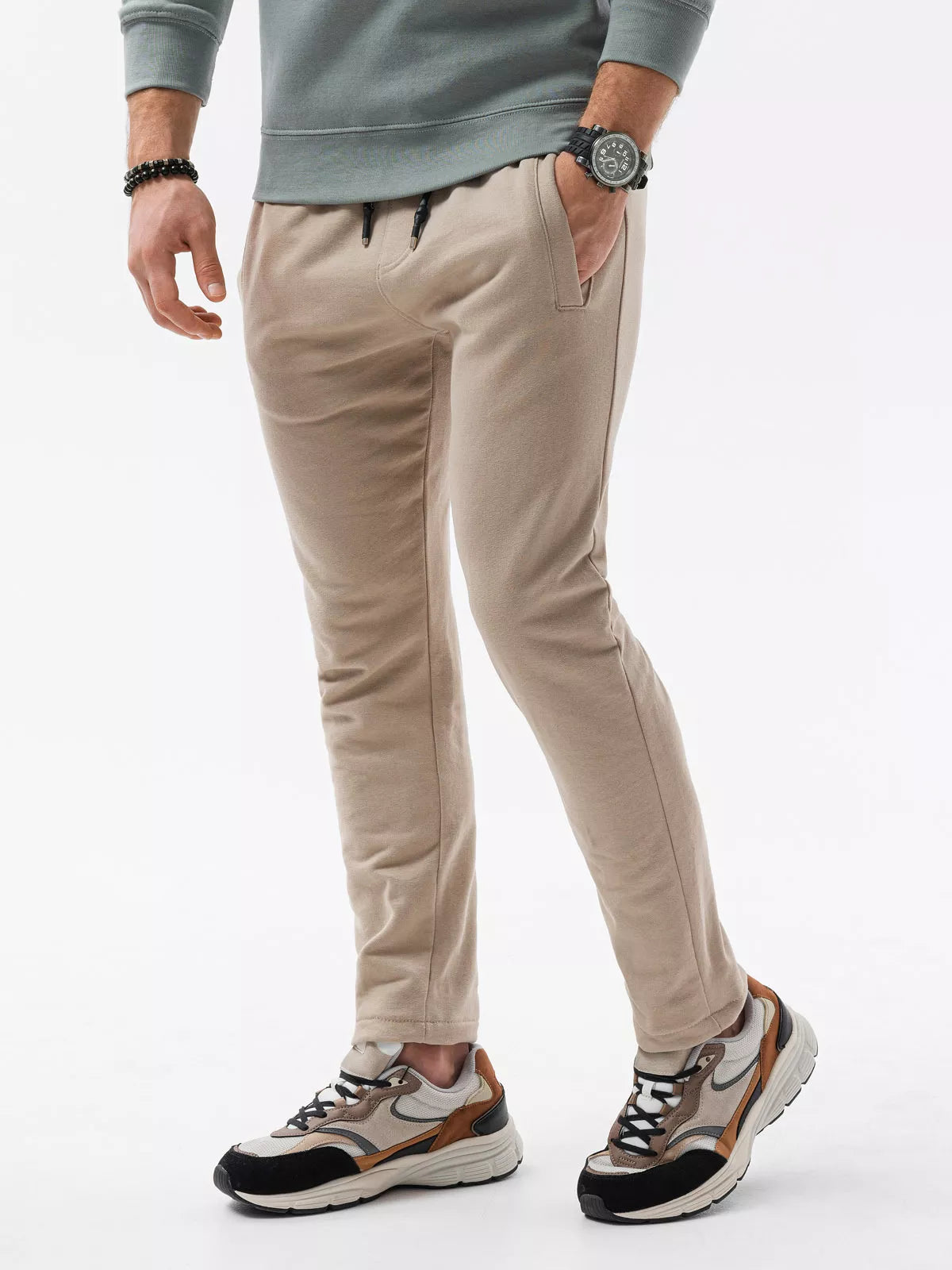 Men's brown casual pants Daval