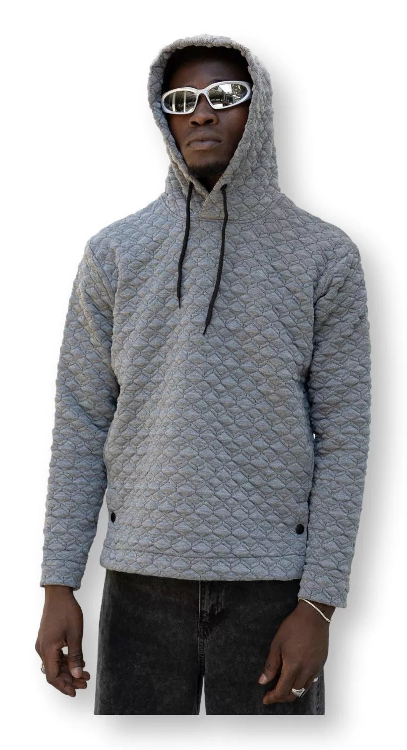 Grey hoodie Rhombus
