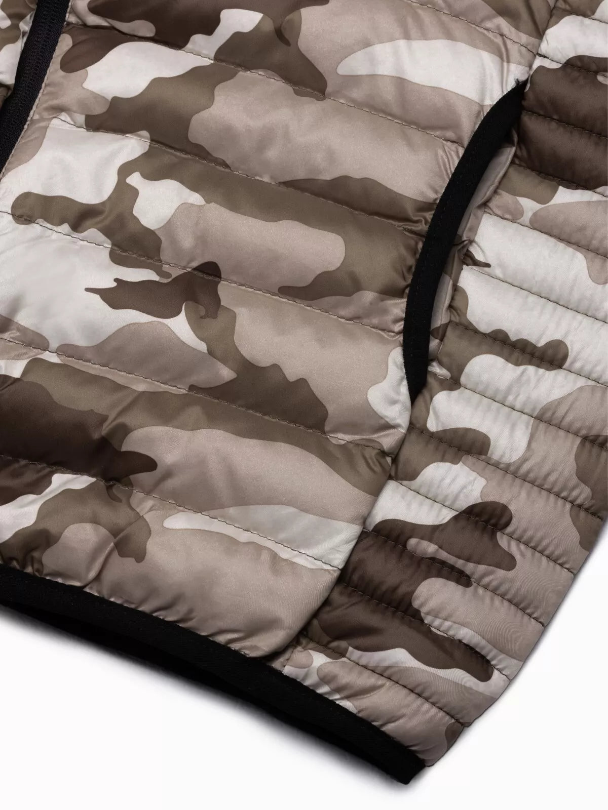 Brown hooded vest Kener