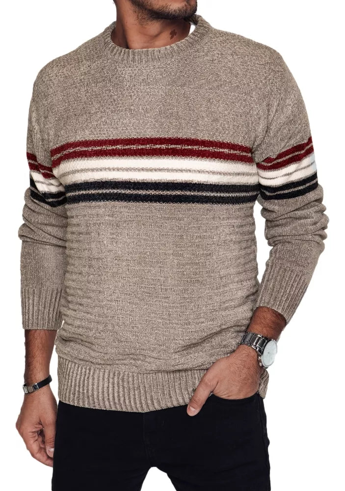 Brown men's sweater Fimol