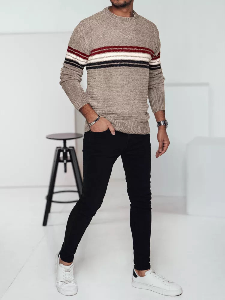 Brown men's sweater Fimol