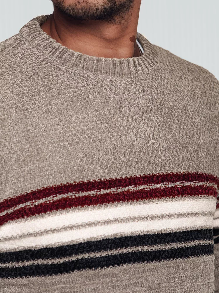 Brown men's sweater Fimol
