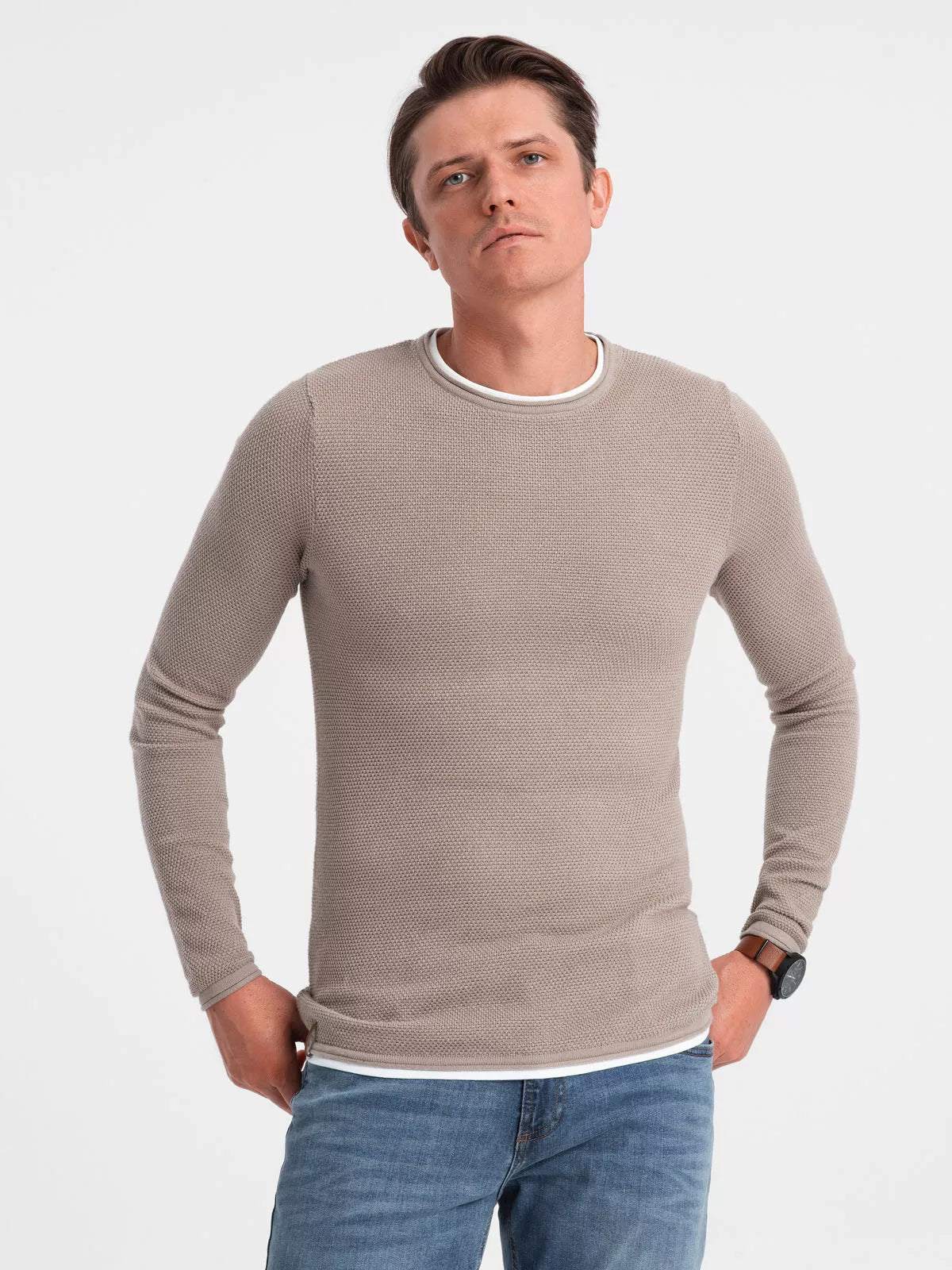 Men's brown sweater Finn