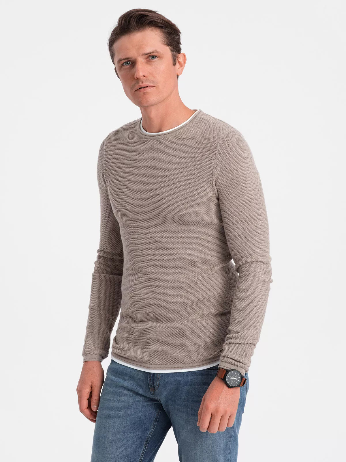 Men's brown sweater Finn