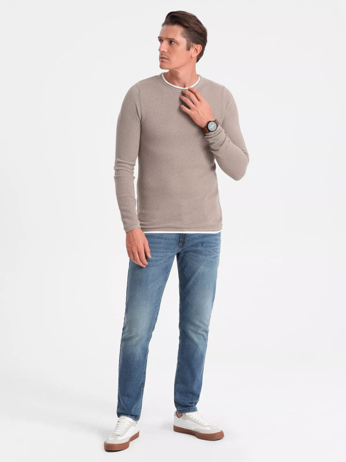 Men's brown sweater Finn
