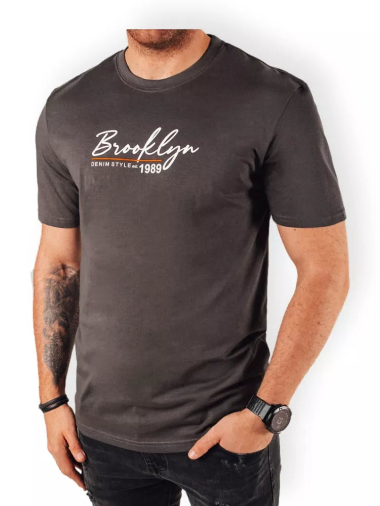 Men's brown T-shirt CityStyle