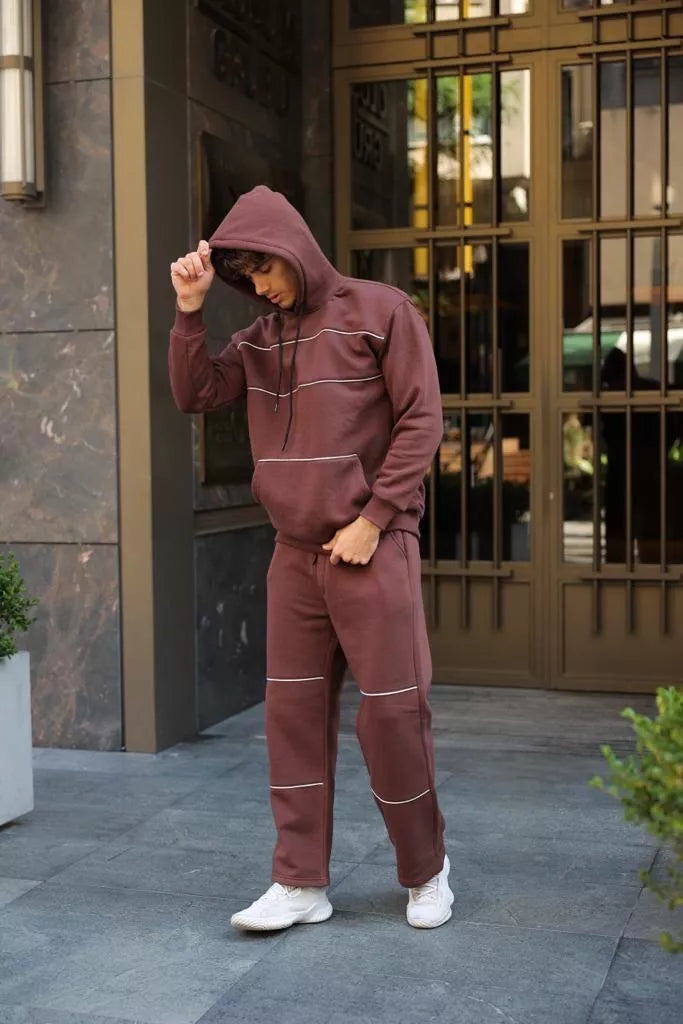 Brown men's tracksuit Solo