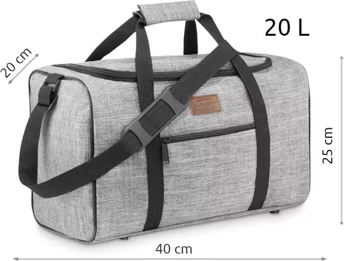 Travel bag gray Piker