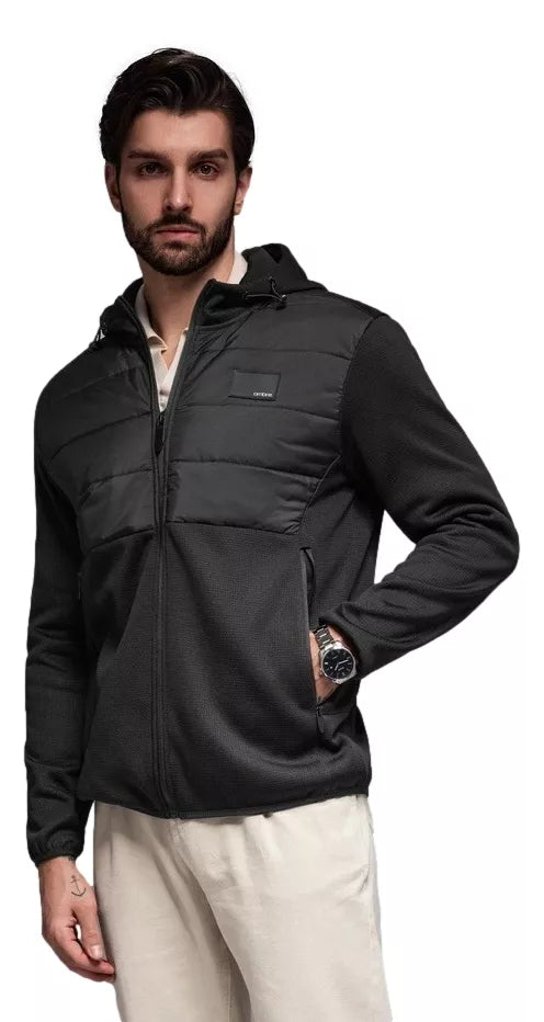 Men's black jacket Munt