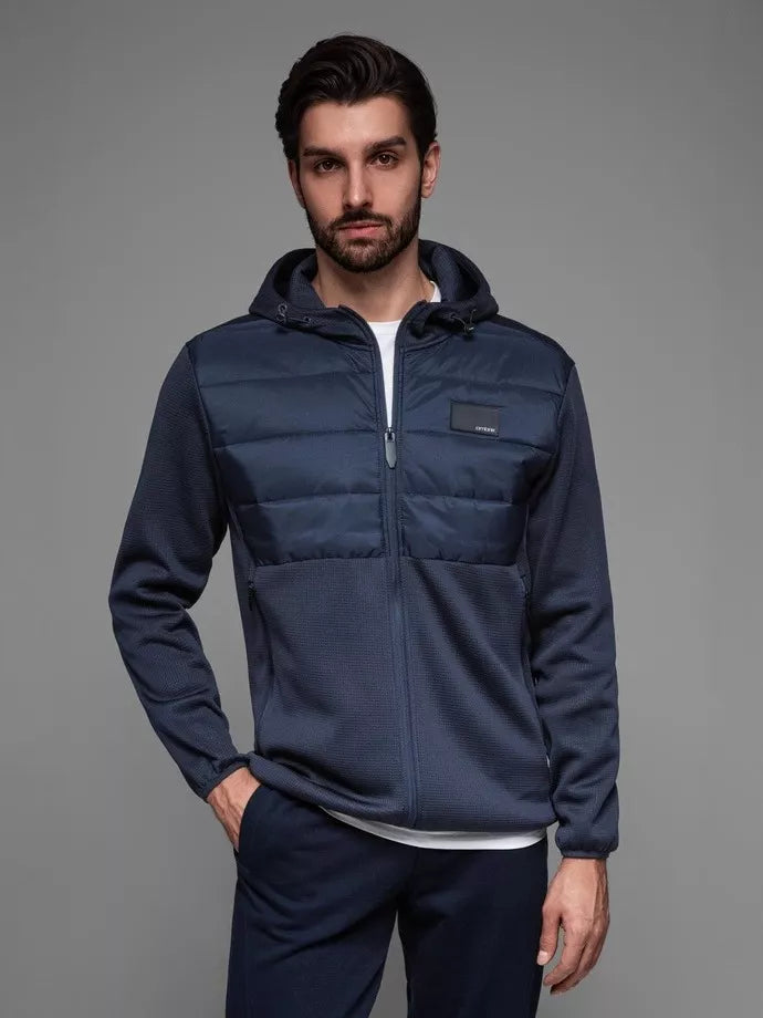 Men's dark blue jacket Munt