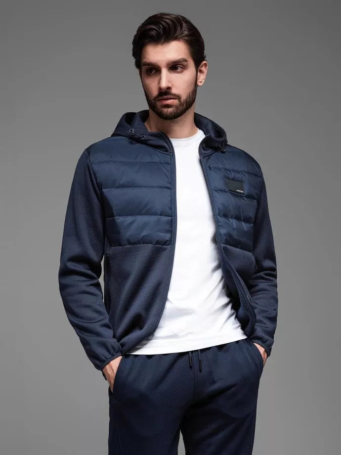 Men's dark blue jacket Munt