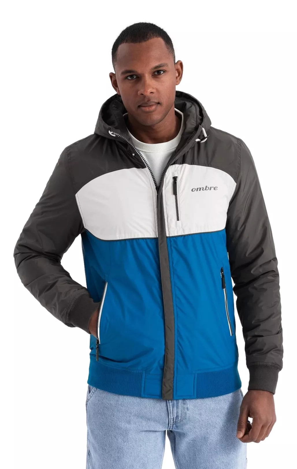 Men's dark gray jacket Inito