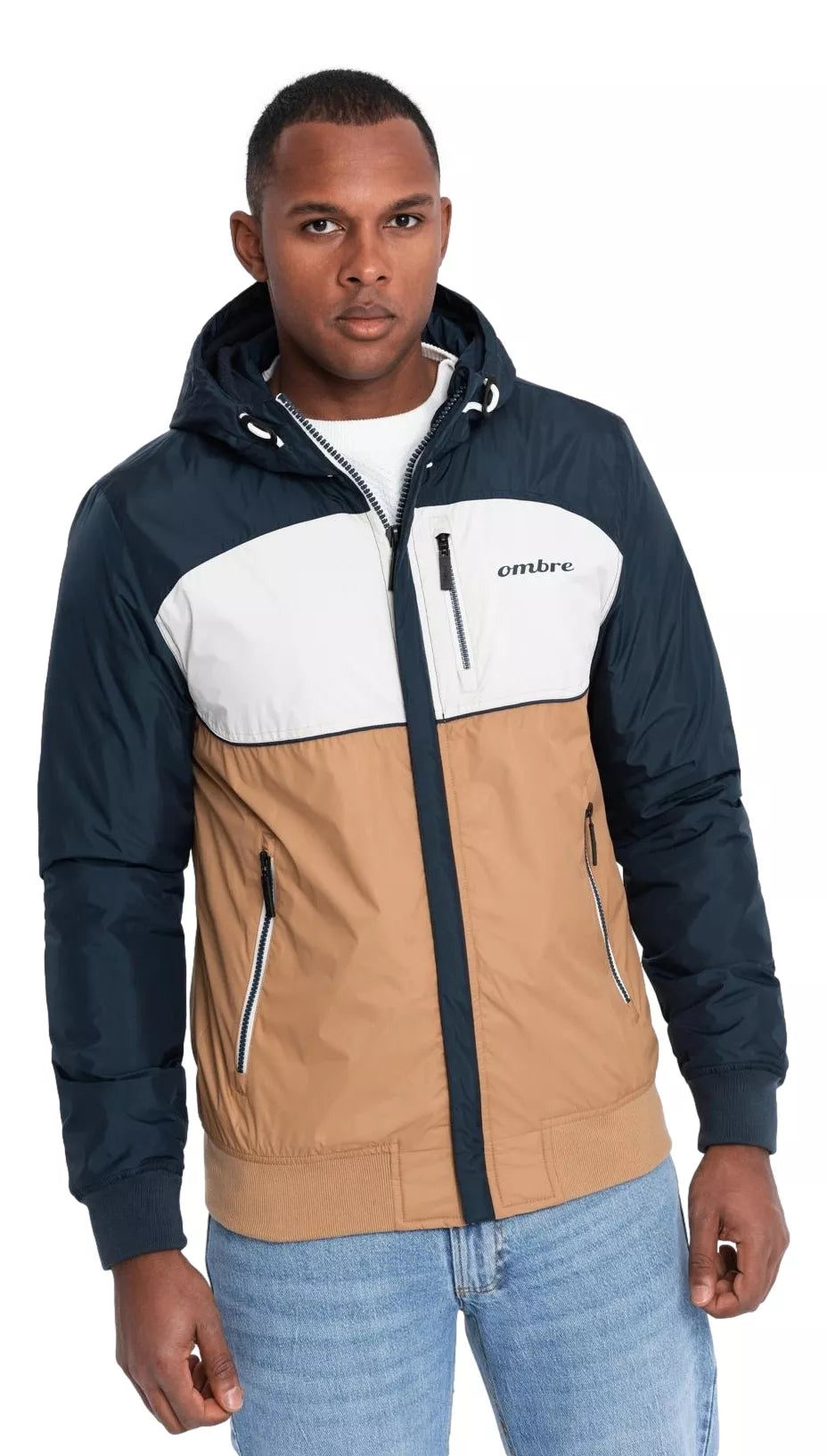 Men's dark blue jacket Inito