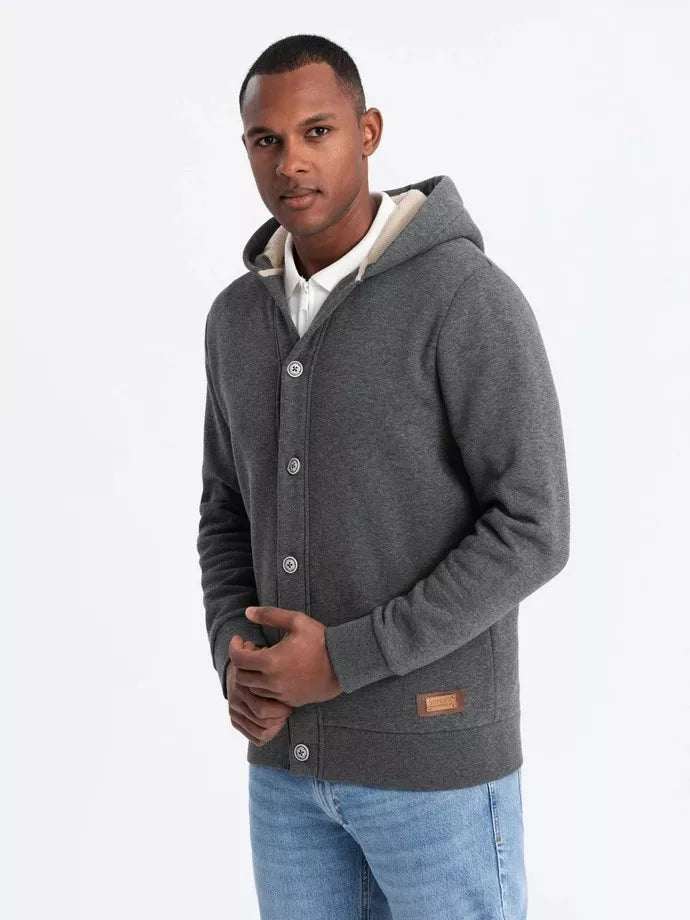 Dark gray men's sweater Kasper