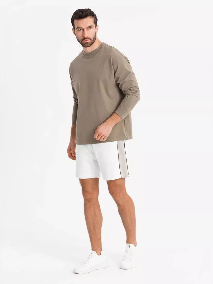 Men's white shorts Edman