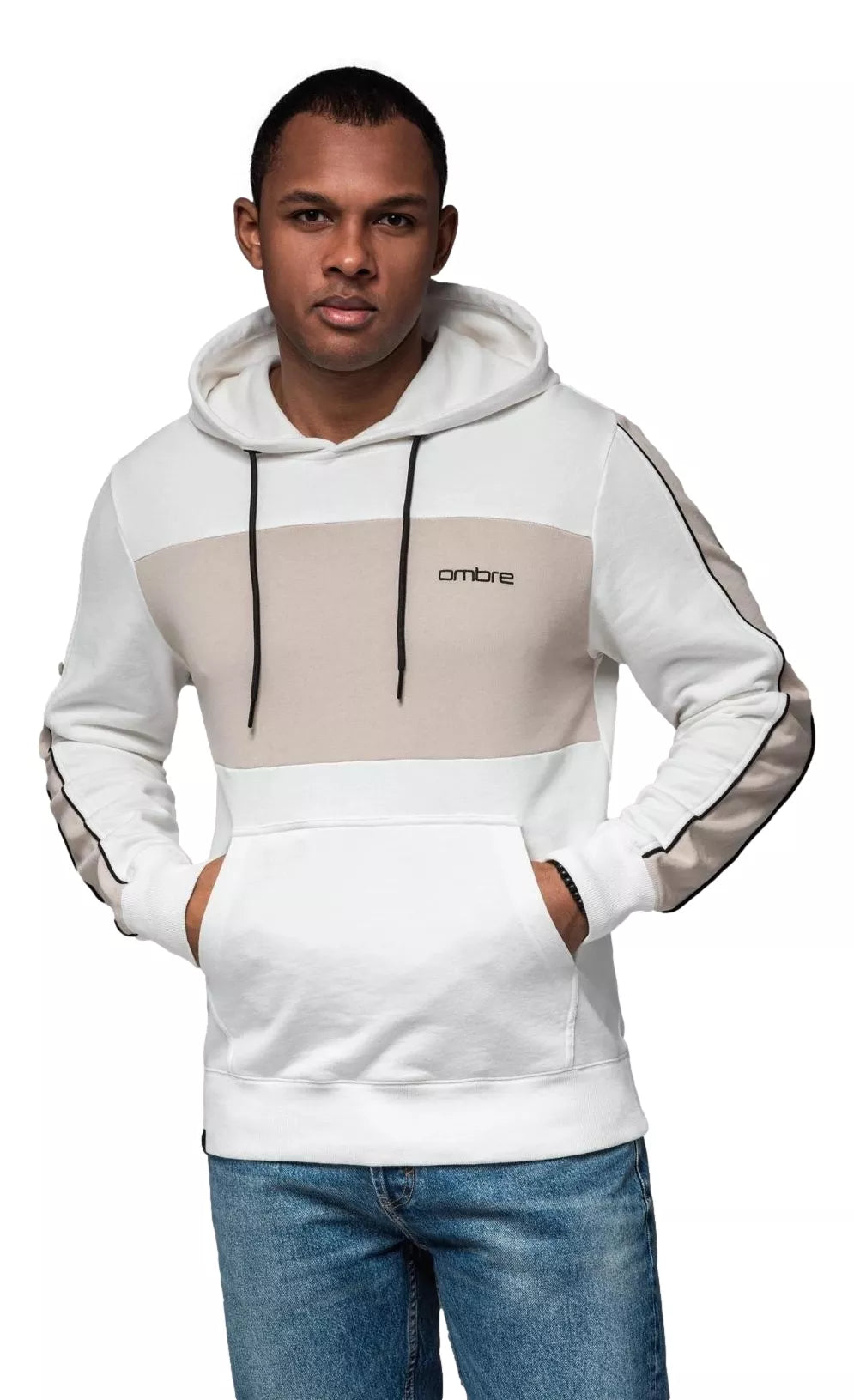 Men's white sweater Edman