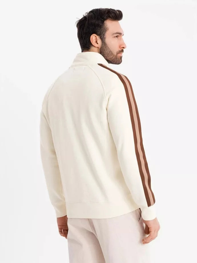 Men's brown turtleneck sweater Olin