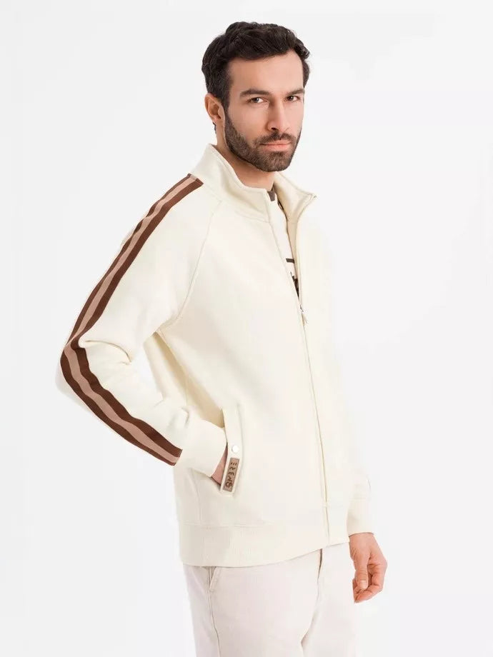 Men's brown turtleneck sweater Olin