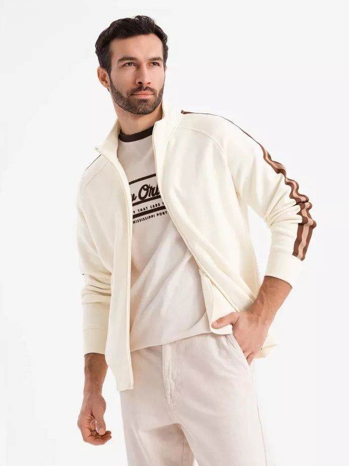 Men's brown turtleneck sweater Olin