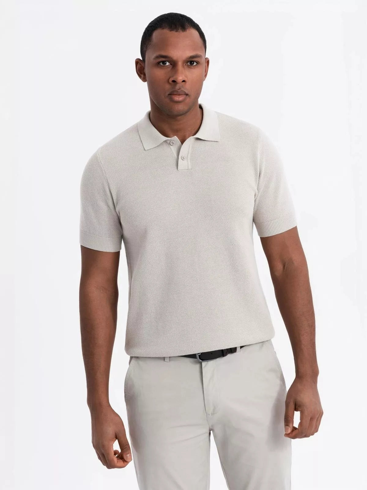 Men's brown polo shirt Swing