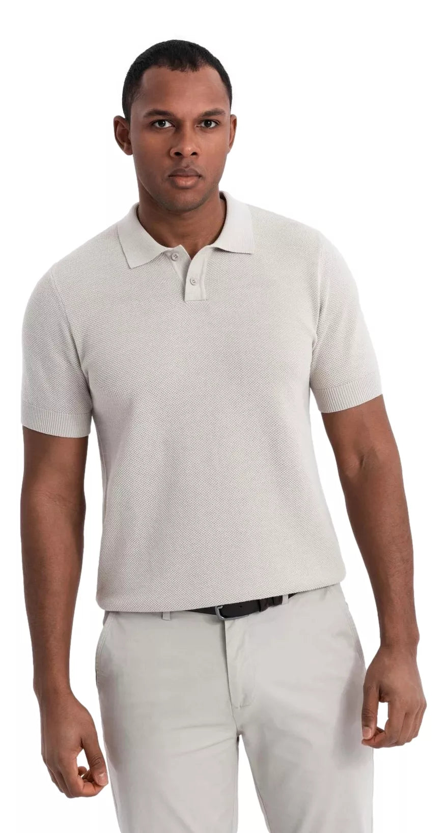 Men's brown polo shirt Swing