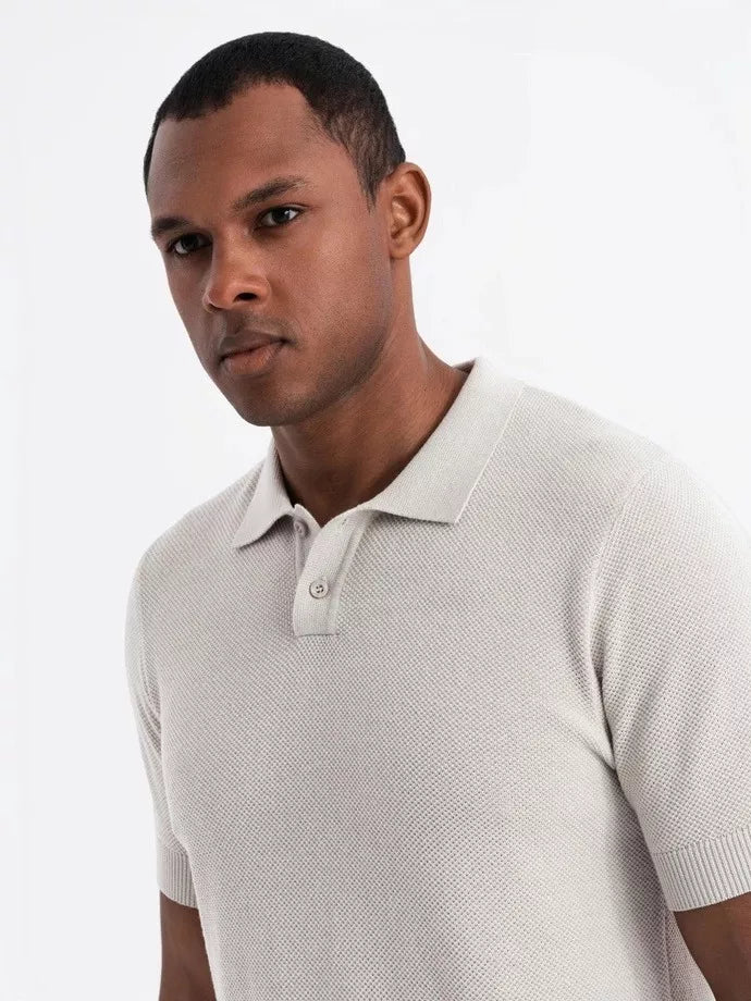 Men's brown polo shirt Swing