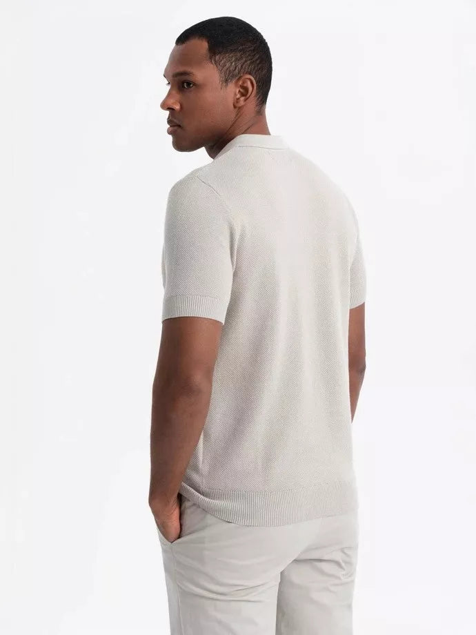 Men's brown polo shirt Swing