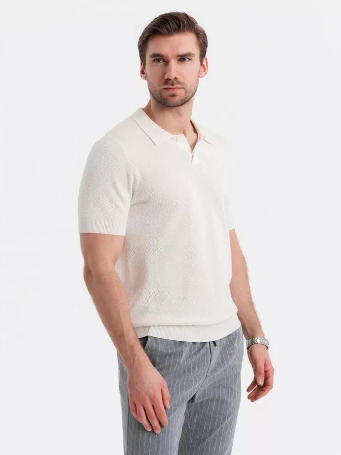 Men's white polo shirt Swing