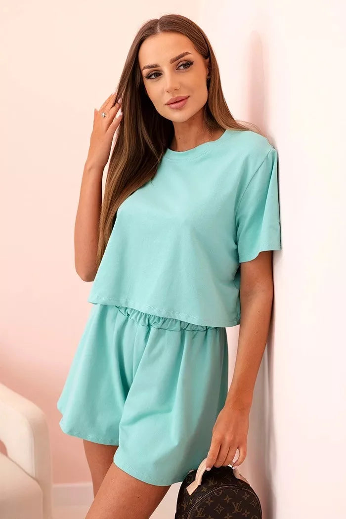 Women's mint-colored Alva set.