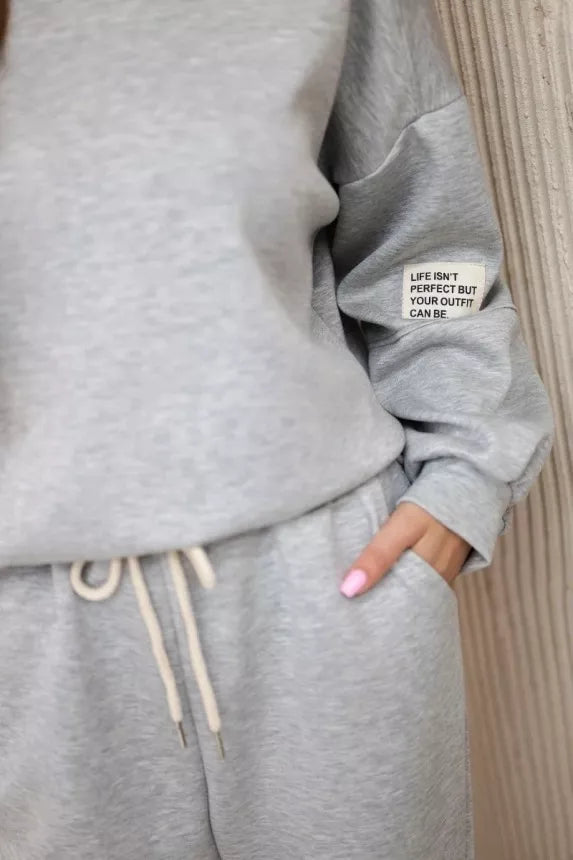 Women's grey Vesta suit.