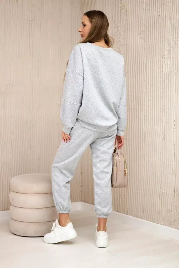 Women's grey Vesta suit.