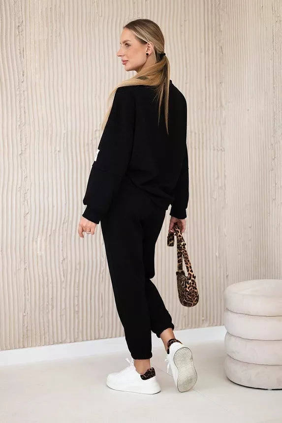 Women's black Vesta suit