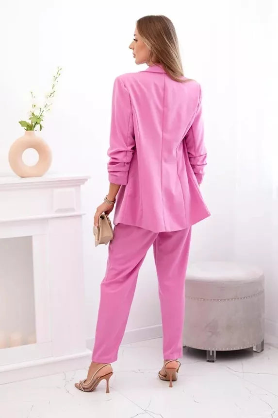 Elegant women's pink suit Silva
