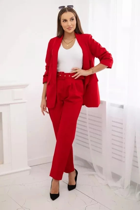 Elegant women's red suit Silva