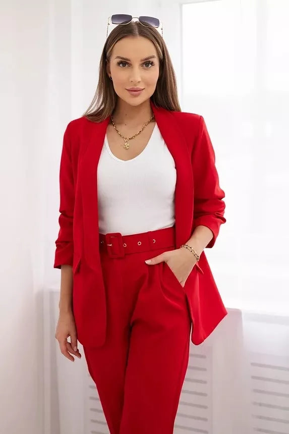 Elegant women's red suit Silva