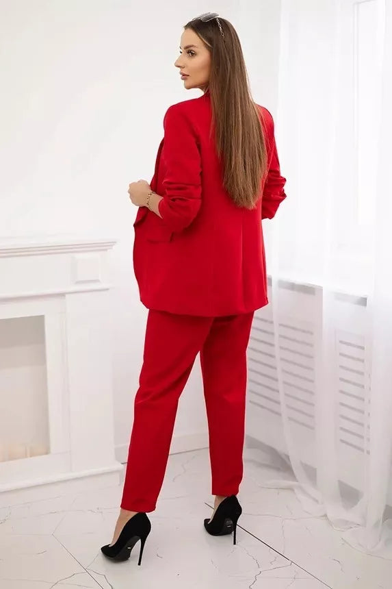 Elegant women's red suit Silva