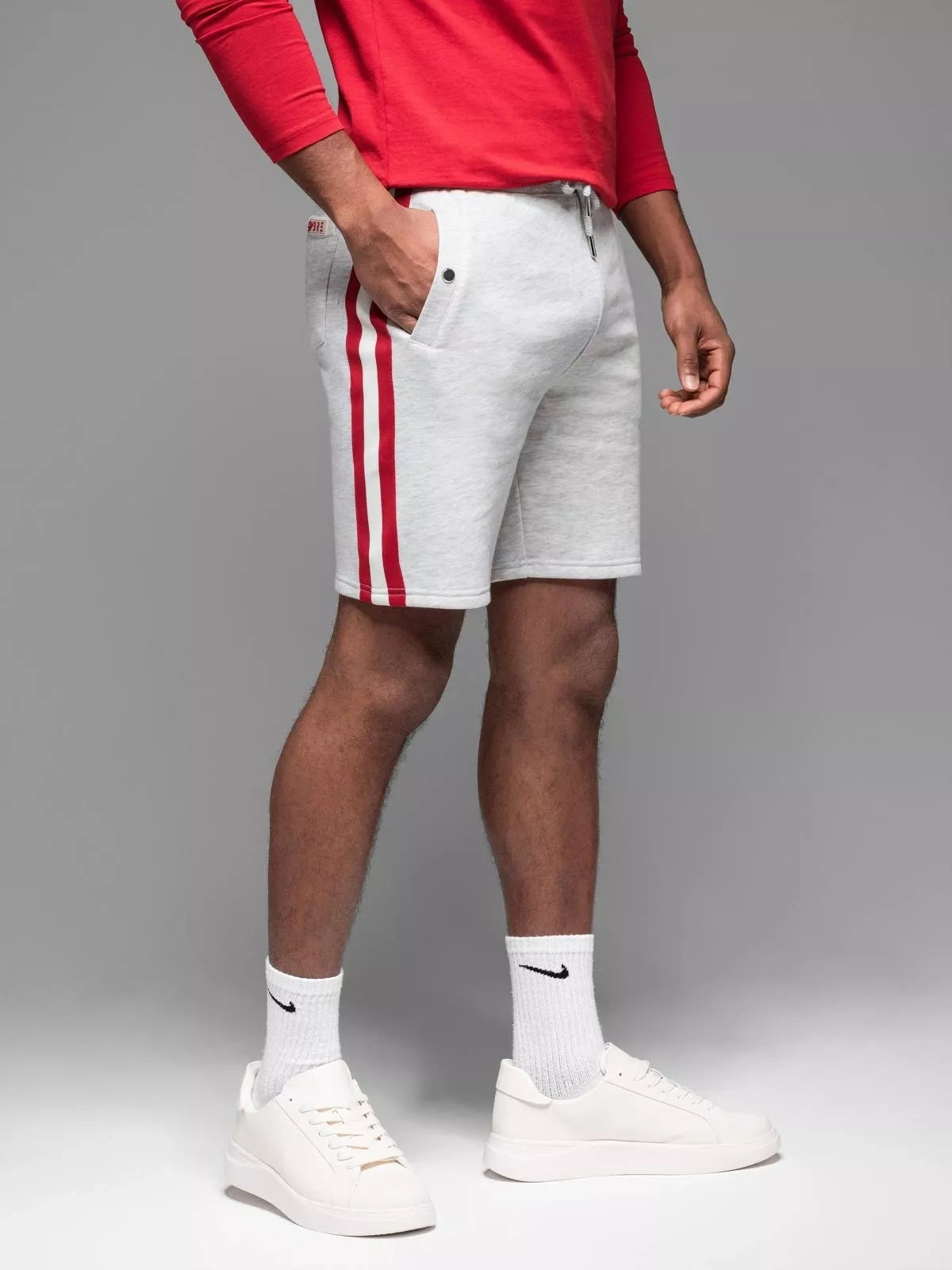 Men's gray shorts Aras