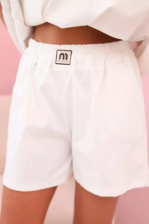 Women's white Glossy set.