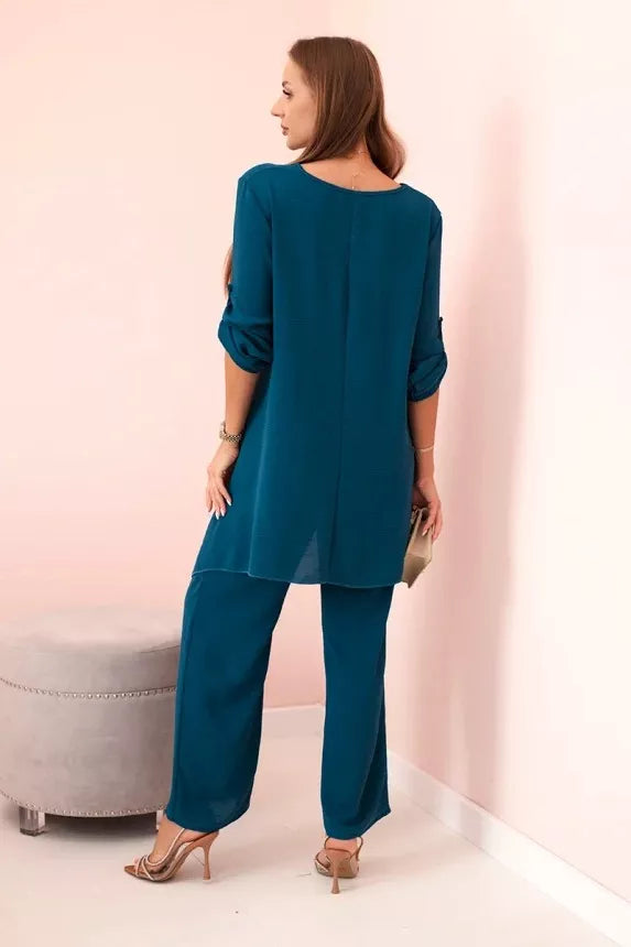 Women's blue suit set Elis