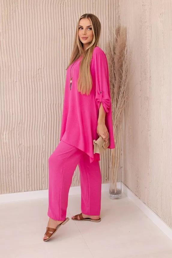 Women's dark pink suit Elis